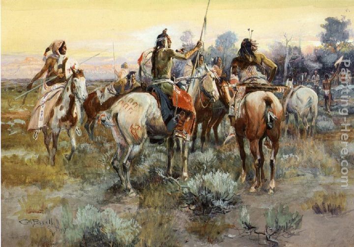 Charles Marion Russell The Truce